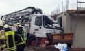 LKW in Rohbau Haus gefahren Huerth Argeles Sur Merstr TK P14